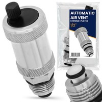 EntlüFtungsventil 1/2'' Automatischer EntlüFter SchnellentlüFter Heizung Chrom