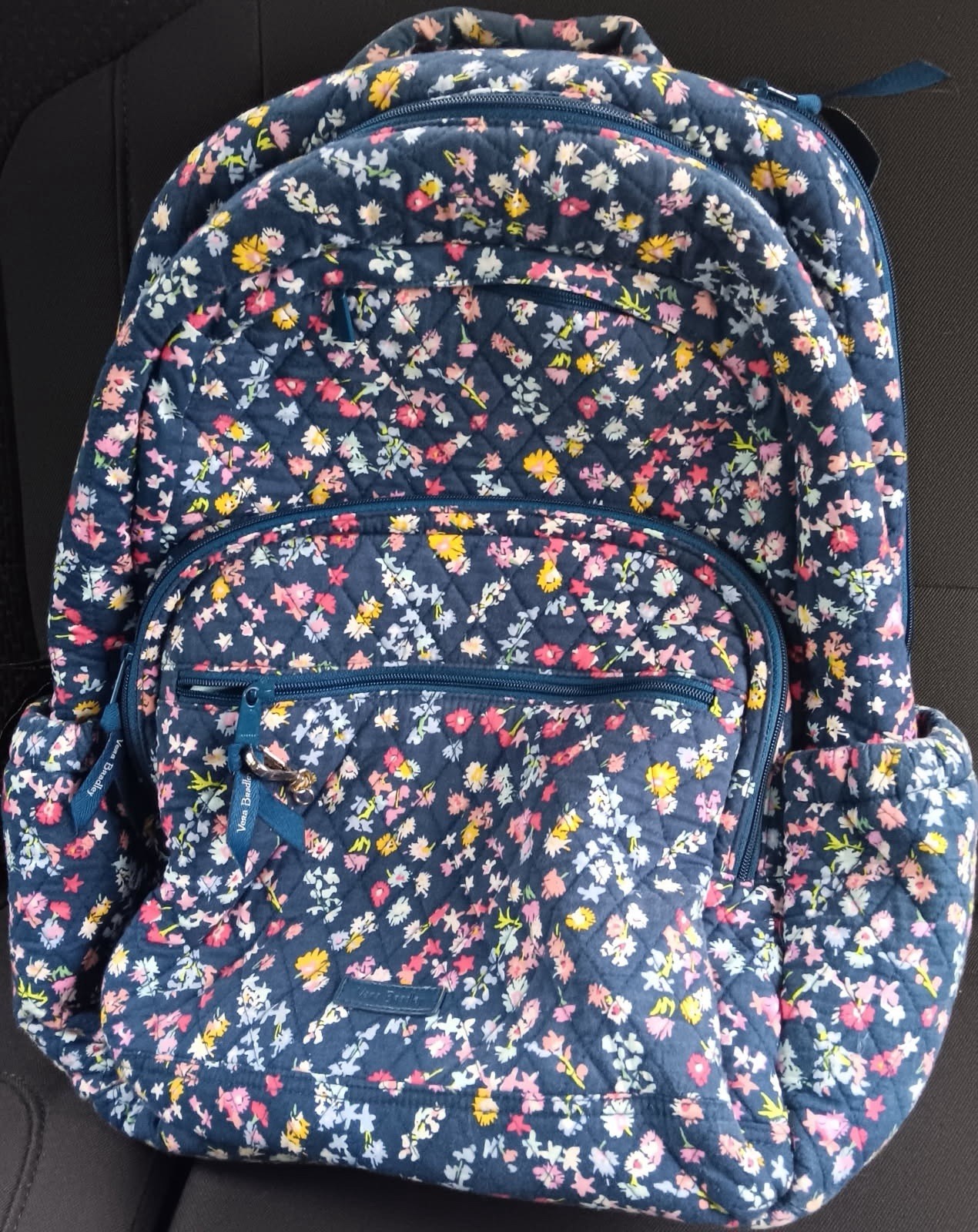 Vera Bradley Essential Large Backpack Scattered Wildflowers 