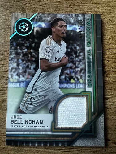 2023-24 Topps Museum Collection Jude Bellingham Meaningful Material Relic /199