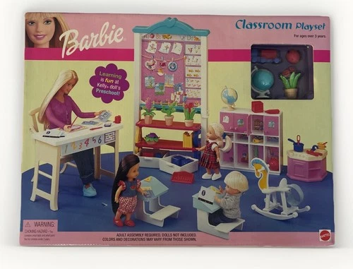 Vintage BARBIE Learn & Play  Playset 2000 New Sealed