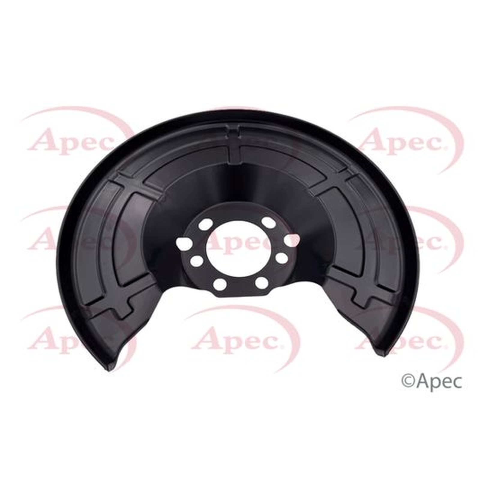 Apec Red Brake Disc Guard / Splash Panel ASG1159 - OEM Precision Engineered Part