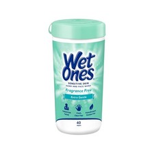 Unscented Hand and Face Wipes for Sensitive Skin 40 Count Canister