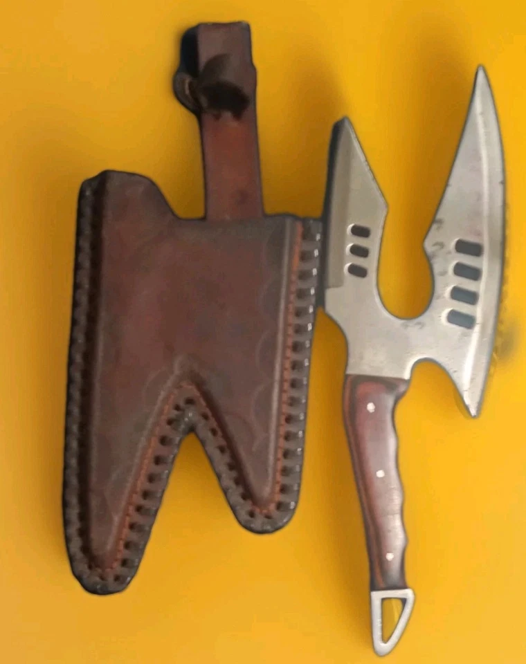 Very Rare Double Edge BK Scion With Thick Leather Holster - Image 2 of 3