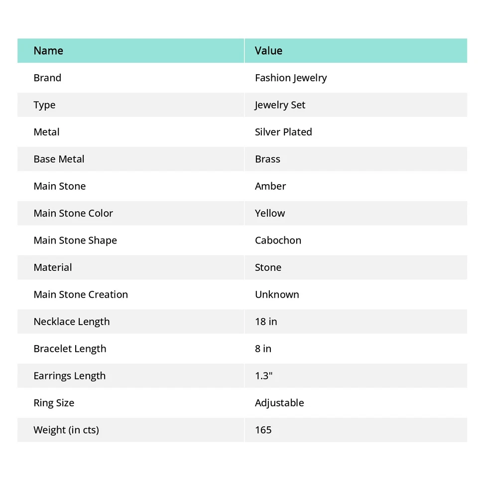 Gelber Bernstein Edelstein Schmuck Set Handgefertigt Verstellbar Kette Erstau... - Bild 4 von 4