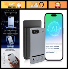 AI Voice Recorder with Case, App Control, 64GB Memory, Transcribe  Summarize, 1
