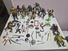 TMNT Action Figure Lot - Vintage 1988 & 2012 Series - Huge Accessory & Weapon...