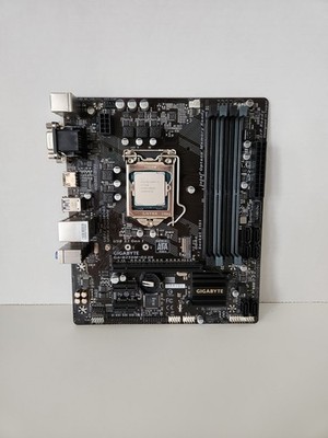 GIGABYTE GA-B250M-DS3H mATX Motherboard + Intel i5-7400 Combo TESTED WORKS