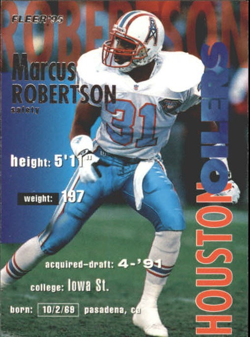 1995 Fleer #151 Marcus Robertson - FB