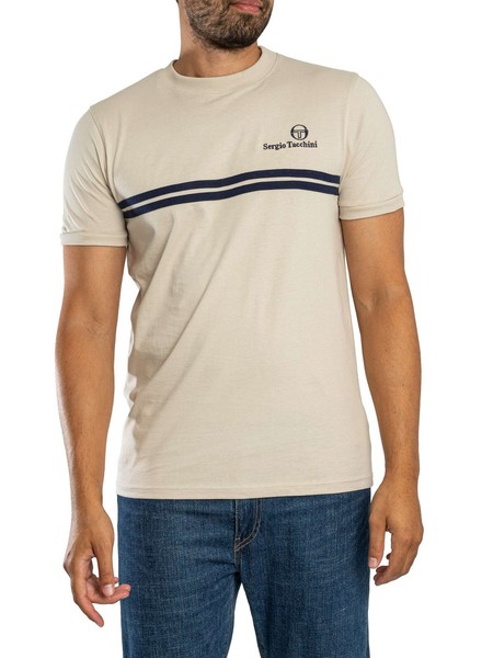 Sergio Tacchini Neues Supermac T-Shirt, Beige - M-image