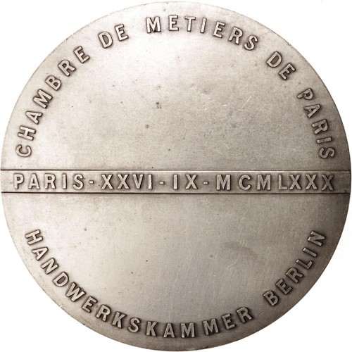 [#414009] Frankrijk, Medal, Chambre des Métiers de Paris, Business & industry, 1 - Afbeelding 2 van 2