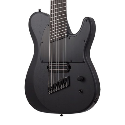 Schecter PT-8 ''Black Ops'' 8-String Multiscale - Satin Black - Open Box