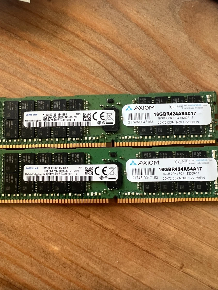 メモリー Samsung (16GBx2)DDR4 2400T Mhz 32GB SAMSUNG サムソン DDR4 2400T 16GB×2枚 32GB