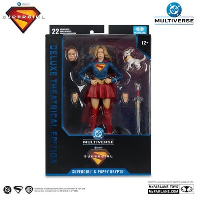 MCFARLANE TOYS DC MULTIVERSE 7'' Supergirl and Puppy Krypto (Supergirl Movie) Dlx