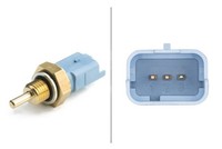 KüHlmittel Wasser Temperatur Sensor Hella 6PT 009 309-521 FüR Fiat Peugeot 106 2