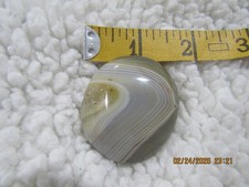 Lake Superior Fortification Agate 2.2oz Polished Banded Druzy Specimen