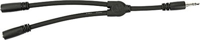 Pig Hog Solutions PY35235F 6-inch Y Cable Stereo Tour Grade 3.5mm (Male)