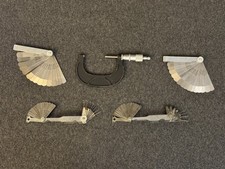Vintage Craftsman Micrometer Feeler Gauge Lot 5pc 40811 40803 40801 Usa