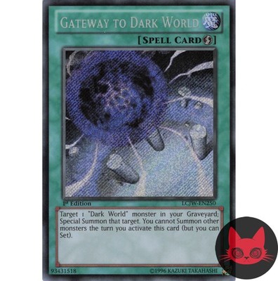 Yugioh Tor zur Dunklen Welt LCJW-DE250 Secret Rare 1. Auflage LP