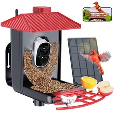 Osoeri Bird Feeder with Camera, Smart AI Identify Wild Bird Feeders Camera, 1...