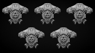 Liber Daemonica BackPack for spacemarines type Omega 1