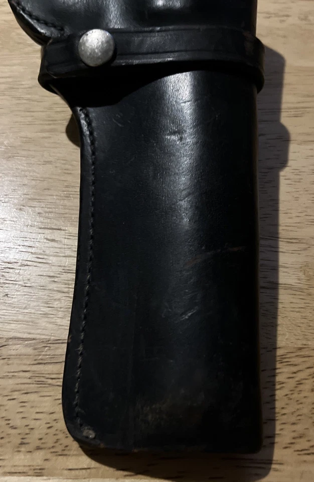 Винтажный Кожаная коричневая кобура для правой руки Smith & Wesson S&W 21 46 - Изображение 3 из 4