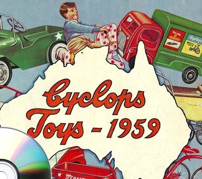1950s 60s CYCLOPS AUSSIE METAL PEDAL CARS SCOOTER TRIANG DOLLS