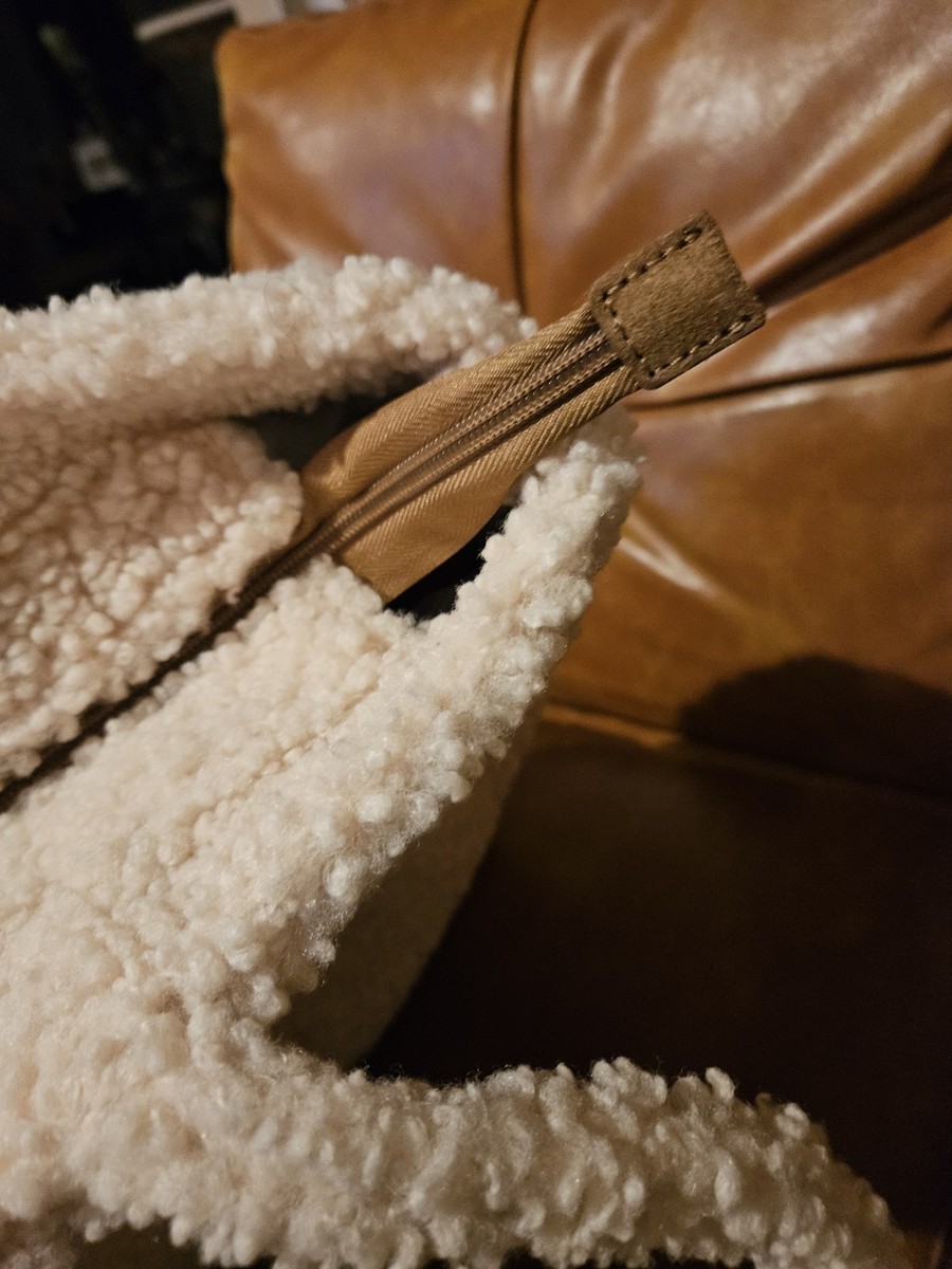 Ugg Australia Sherpa Tote Bag Beige View 3