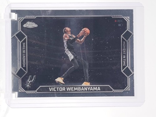 VICTOR WEMBANYAMA 2025-26 TOPPS CHROME MOMENT IN TIME #MT-10 SPURS B Q3464