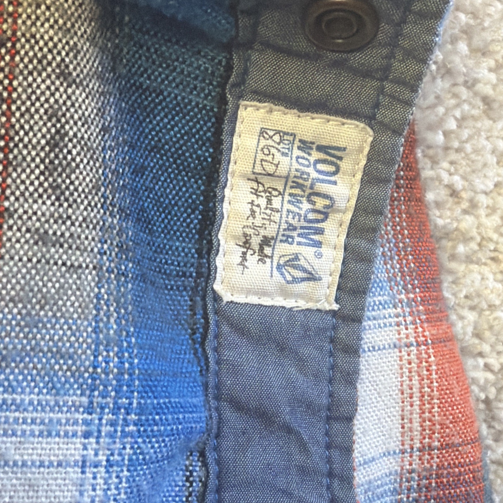 volcom workwear flannel small - image 13