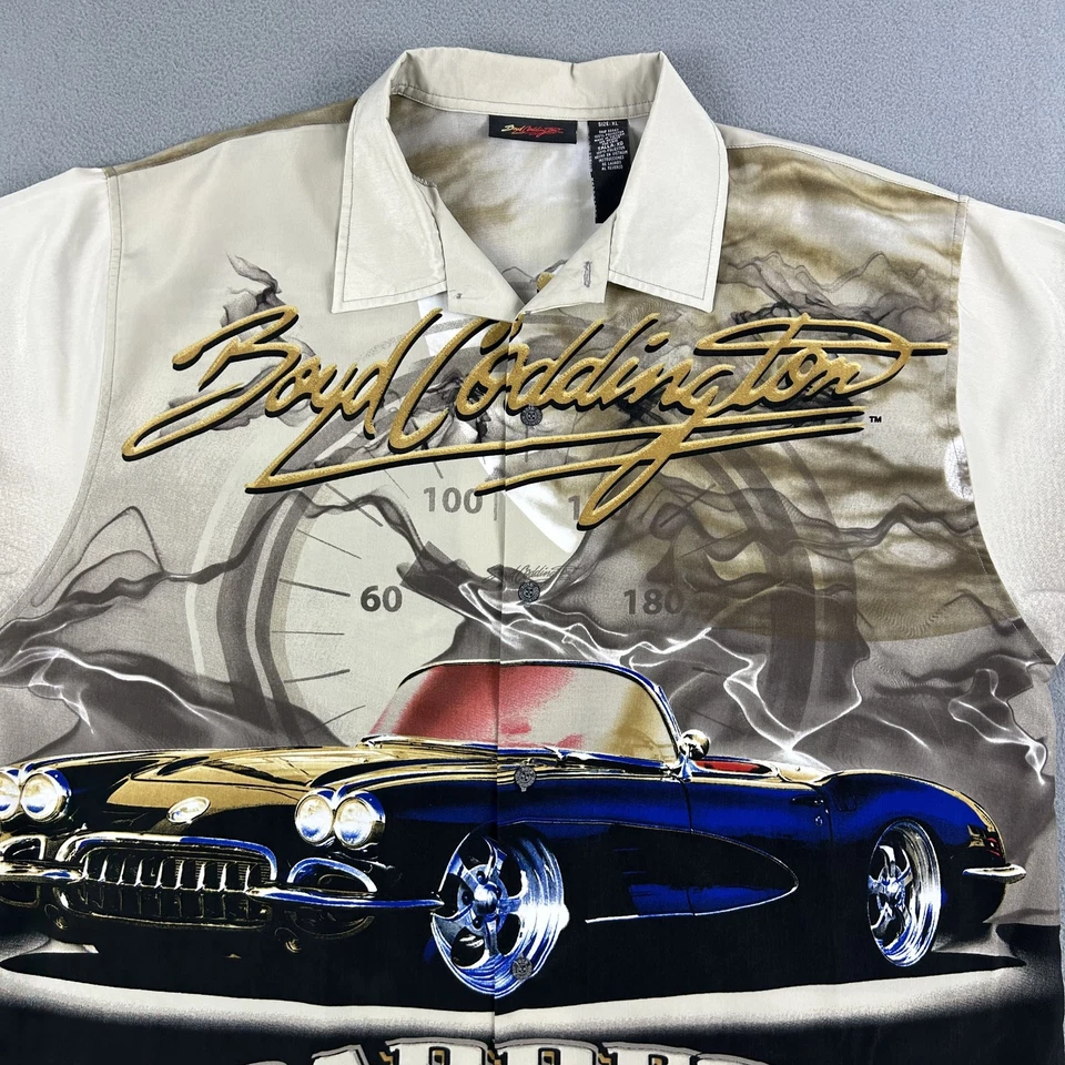 Camisa Boyd Coddington Para Hombres XL Coche Gráfico Baddest On The Block Hot Rod Auto Show Foto 3 de 4