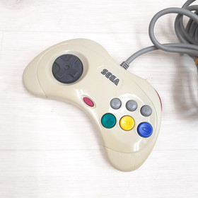 Sega Saturn Console Japan White Bundle with 8 Games 1 Controller & Cables Tested
