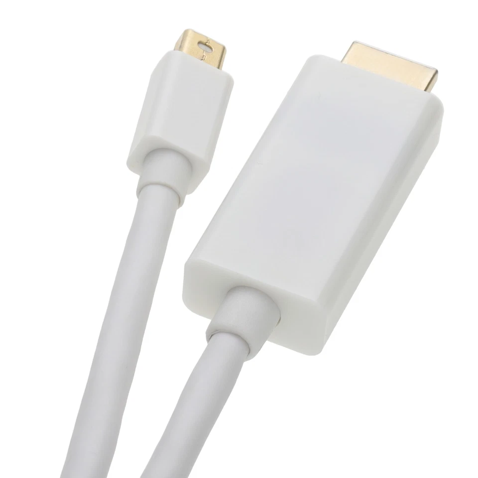 1.8m Mini DisplayPort/Thunderbolt to HDMI Cable Mac to TV Video+Audio [006822] - Image 4 of 4