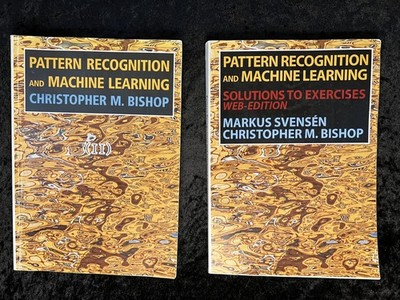 PRML Book II + Solutions Guide (2009)   Rare Split Paperback Set   Bishop 