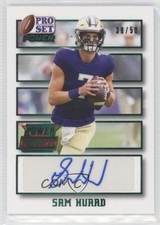 2021 Leaf Pro Set Power Prospects Emerald Spectrum Foil 38/50 Sam Huard Auto 0b2