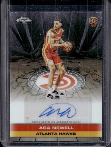 2025 Topps Chrome Asa Newell Refractors (RAW)