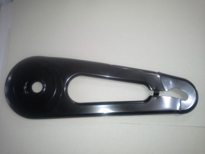 Carter bici copricatena bicicletta nero acciaio 28\
