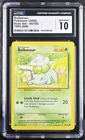 CGC 10 Bulbasaur Base Set 4th Printing 1999-2000 Vintage UK Print Pokemon 44 PSA