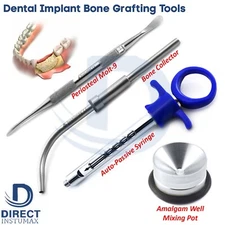 Dental Implant Bone Grafting Tools Set of 4 Surgical Grafting Instruments