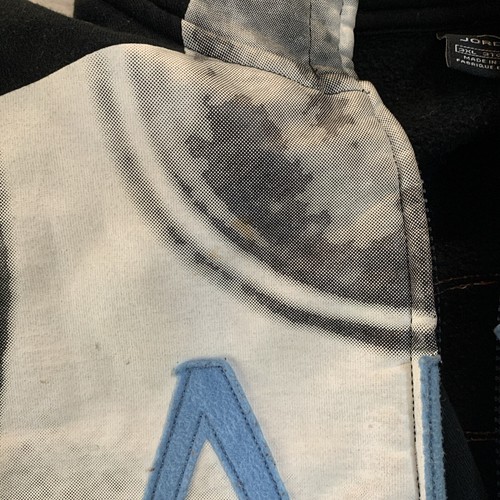 Michael Jordan Tar Heels Zip Up Jacket-Rare - Picture 7 of 8