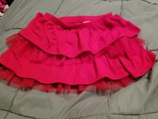 gymboree red 4t skirt ruffles tulle