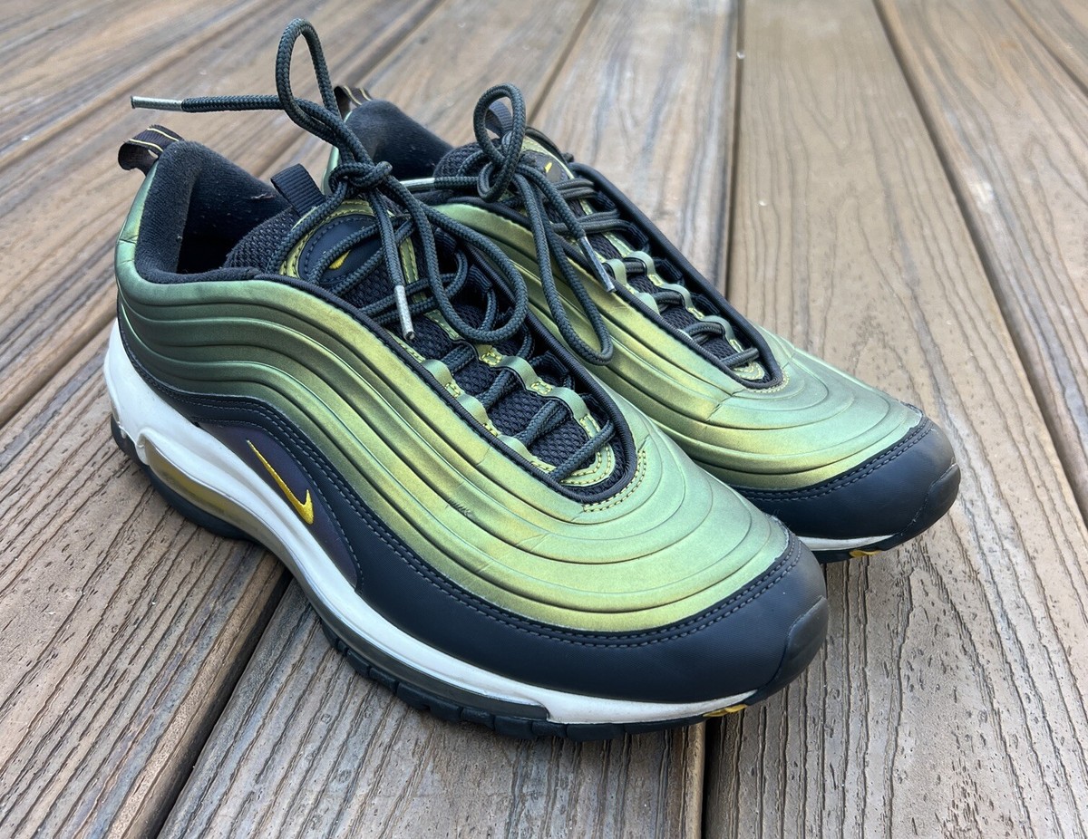 Nike Air Max 97 LX Liquid Metal Anthracite Amarillo Size