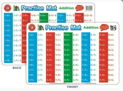 Learning Can Be Fun Practise Mats: Addition, Phonics & More