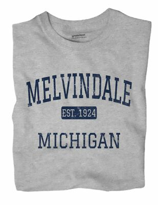#ad Melvindale Michigan MI T Shirt EST $18.99