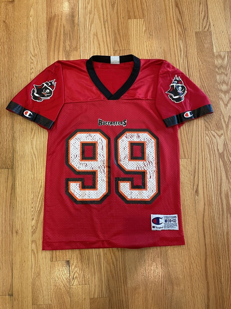 Tampa Bay Buccaneers SAPP 99 ユニフォーム 1997-00 Tampa Bay Buccaneers Sapp #99 Champion Home Jersey