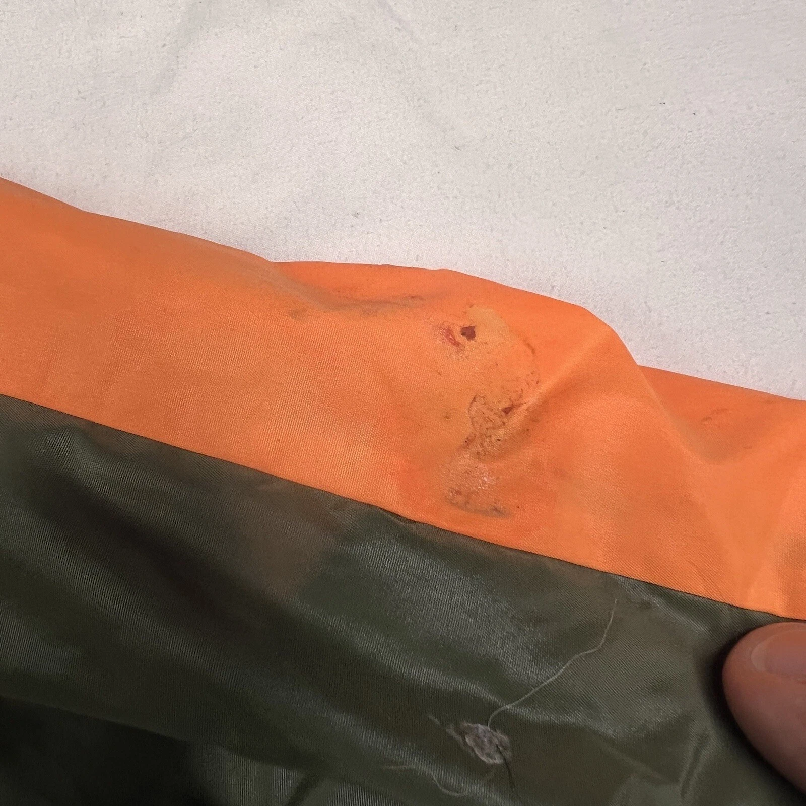 UNDERCOVER Victoria Secret ROSA M L Oliva Arancione Felpa con Felpa Pioggia Leggera L010724