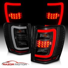 Led C Light99-04 For Jeep Grand Cherokee Smoke Black Brake Tail Lights Pair