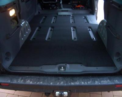 Kofferraummatte Gastraum Fußmatten passend für Opel Vivaro B Combi ab 8/2014