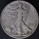 1946 S Walking Liberty Half Dollar 50c VF