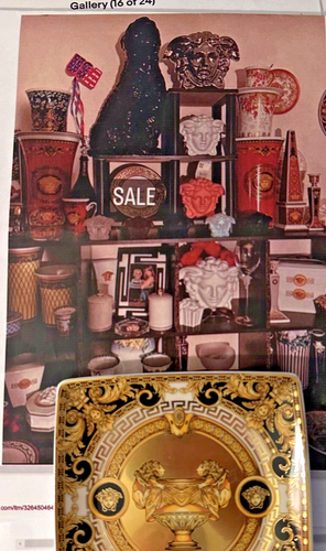 Versace Prestige Bandeja Plato León Medusa Mesa de Cena Decoración Rosenthal Nuevo OFERTA - Imagen 5 de 15