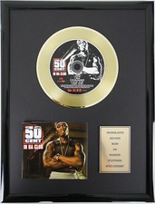 50 Cent in da club CD + 7 vinyl gold record g...